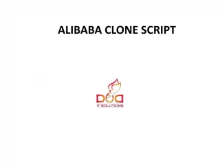 Alibaba Clone Script | WEBSITE SCRIPTS - slide 1