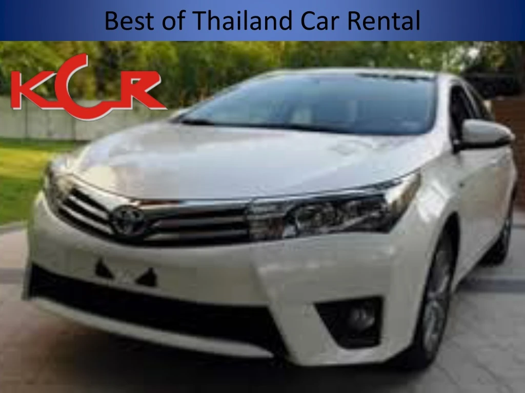 best of thailand car rental