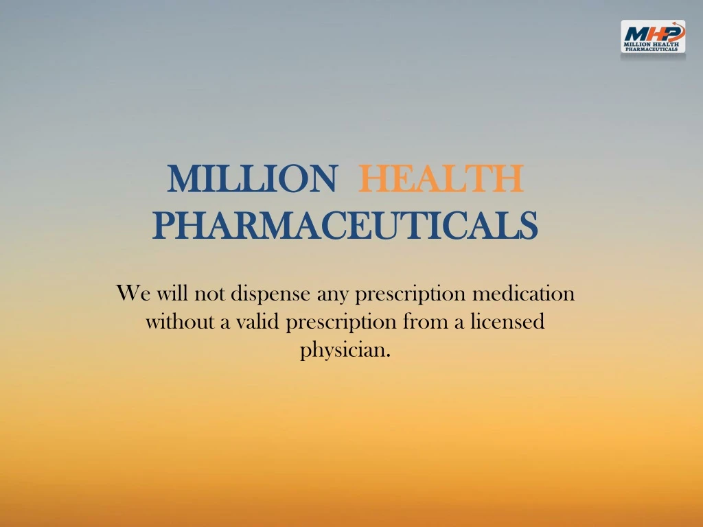 million health pharmaceuticals