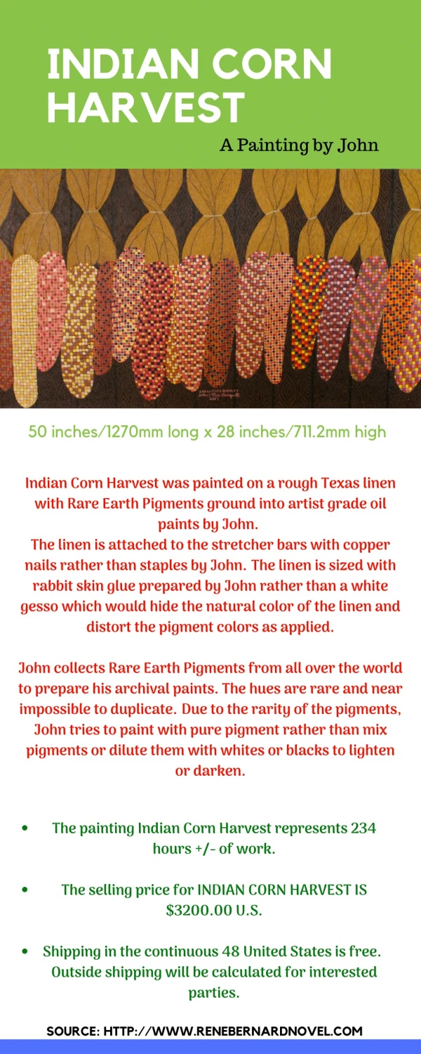 View Indian Corn Harvest Painting By John Mac Dougall