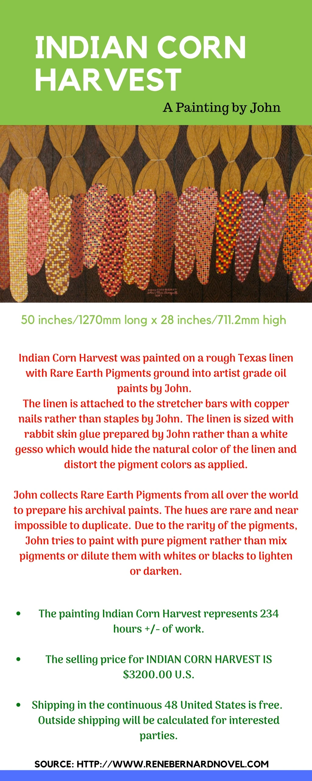 indian corn harvest
