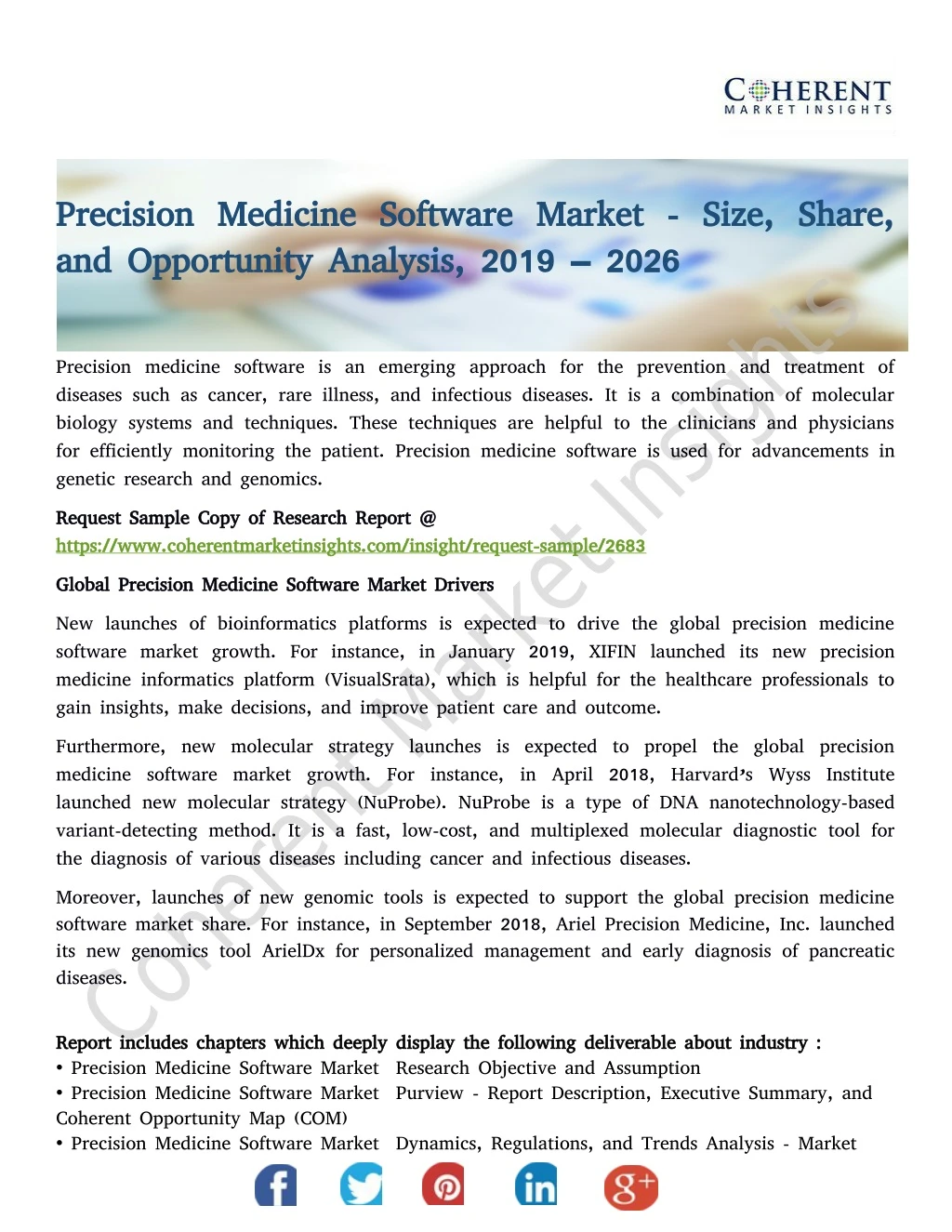precision medicine software market size share