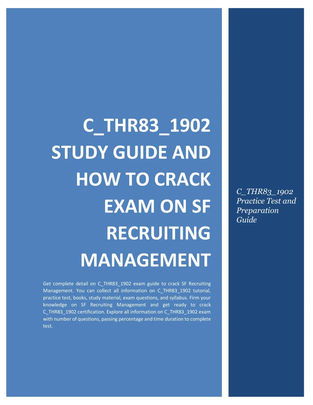 c thr83 1902 study guide and how to crack exam