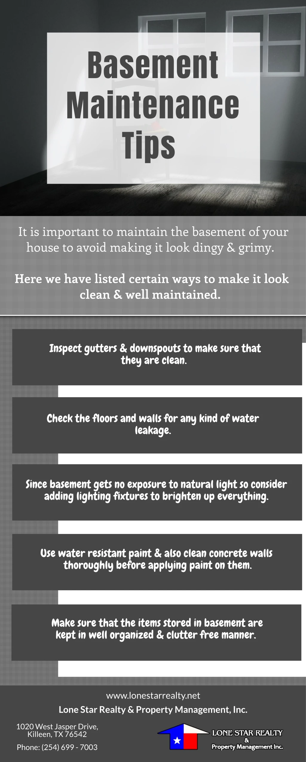 basement maintenance tips