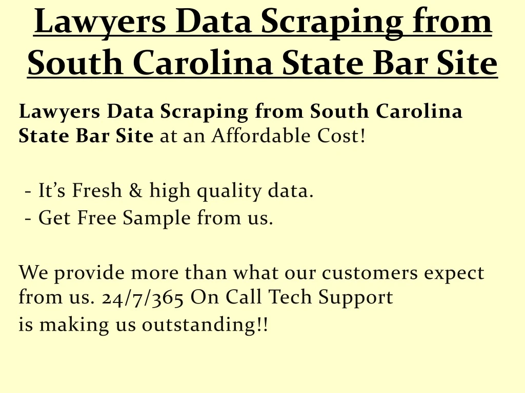 lawyers data scraping from south carolina state bar site