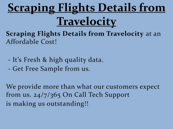 Scraping Flights Details from Travelocity