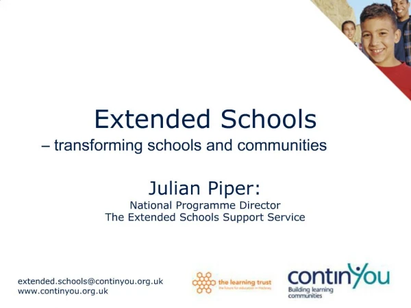 Extended Schools transforming schools and communities