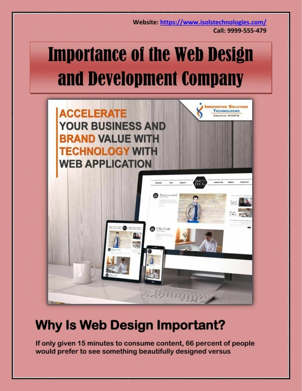 Importance of the Web Design and Development Company