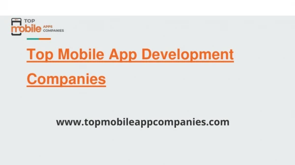 Top Ten Mobile App Development Companies in 2019