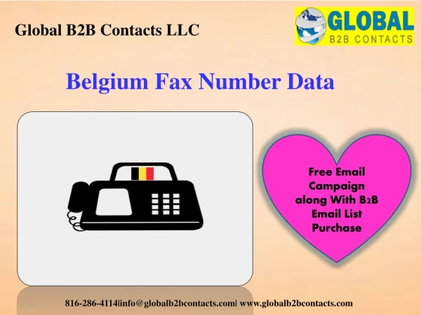 Belgium Fax Number Data