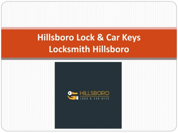 Hillsboro Lock & Car Keys