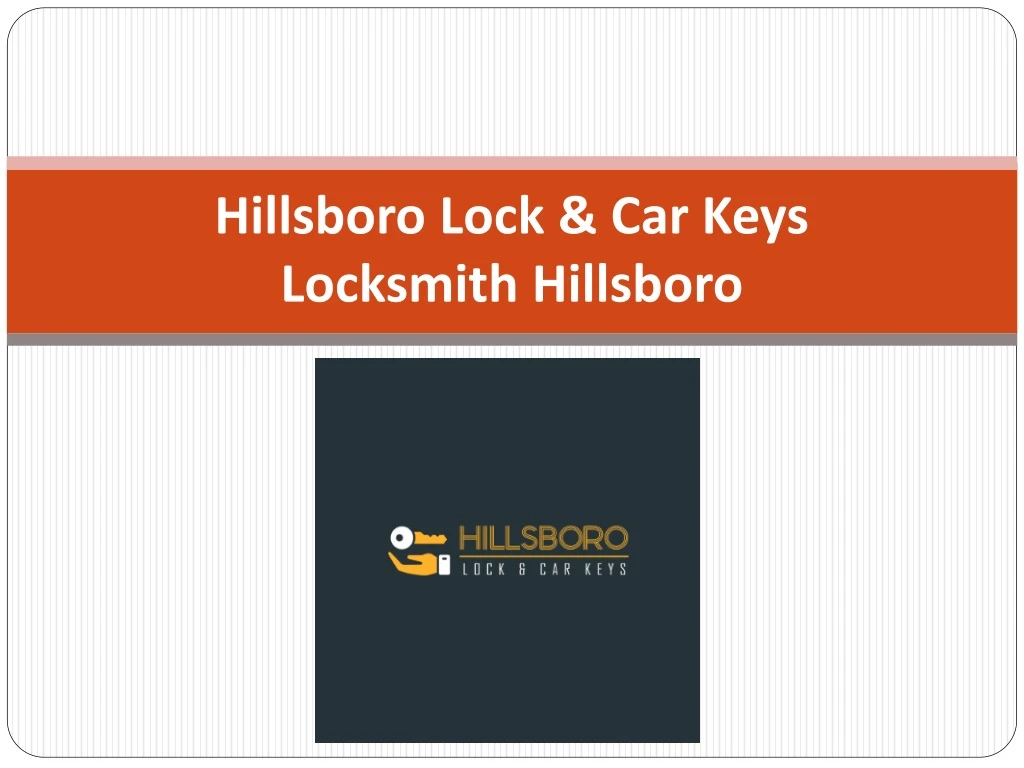hillsboro lock car keys locksmith hillsboro