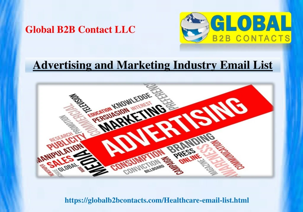advertising and marketing industry email list