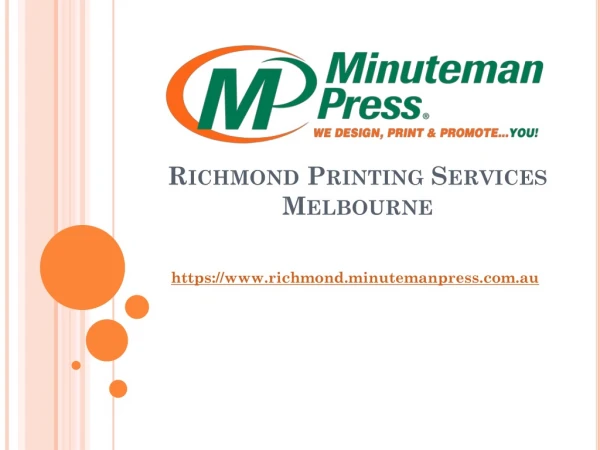 printing services richmond melbourne