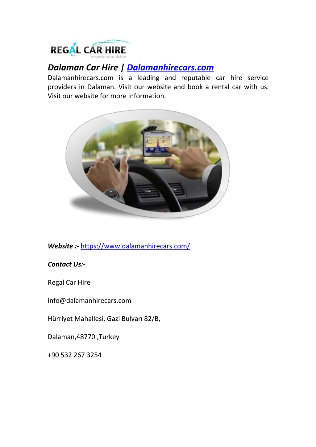 dalaman car hire dalamanhirecars