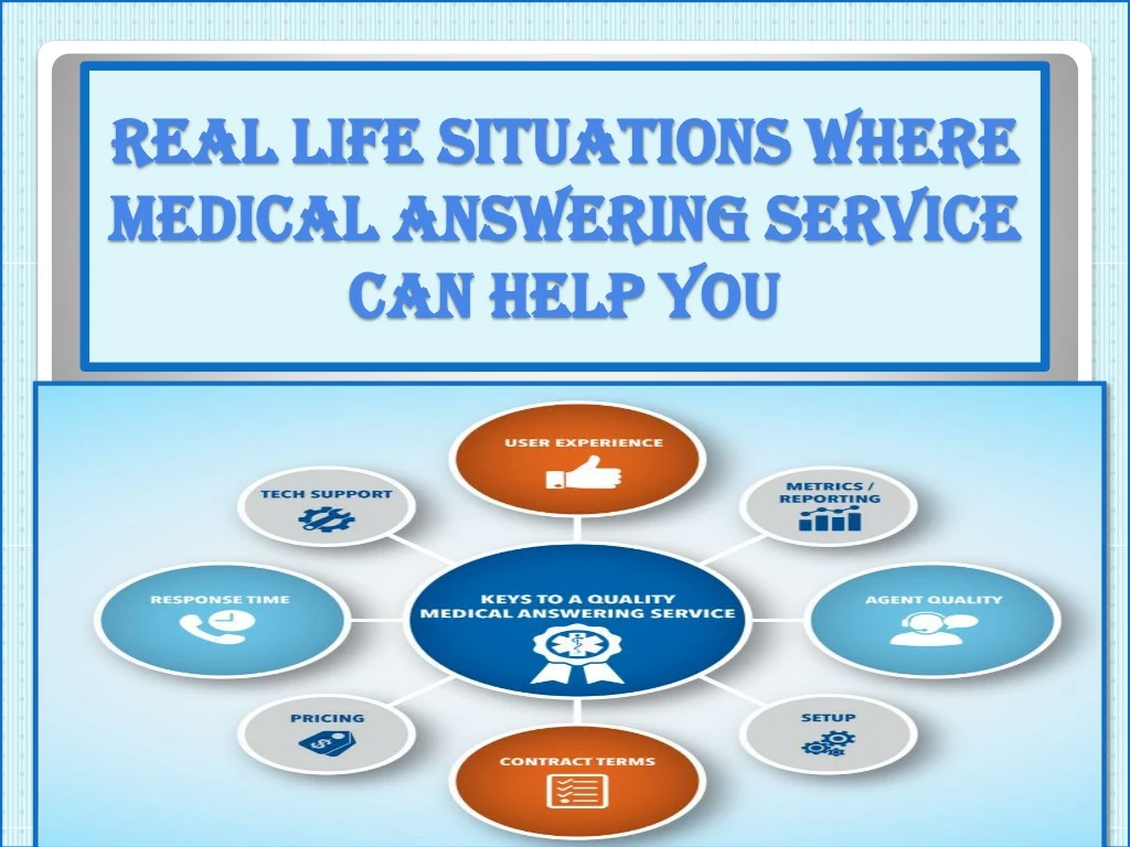 real life situations where medical answering service can help you