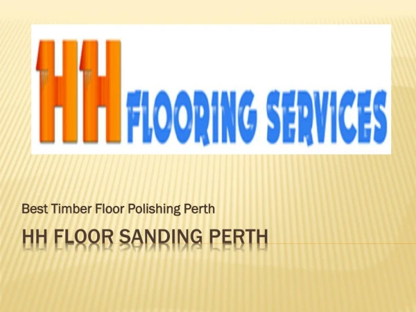 Floor Sanding Perth
