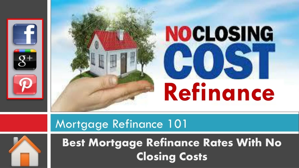 mortgage refinance 101