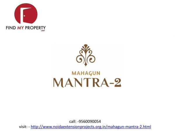 Mahagun Mantra 2, Resale Price, Flats, Reviews