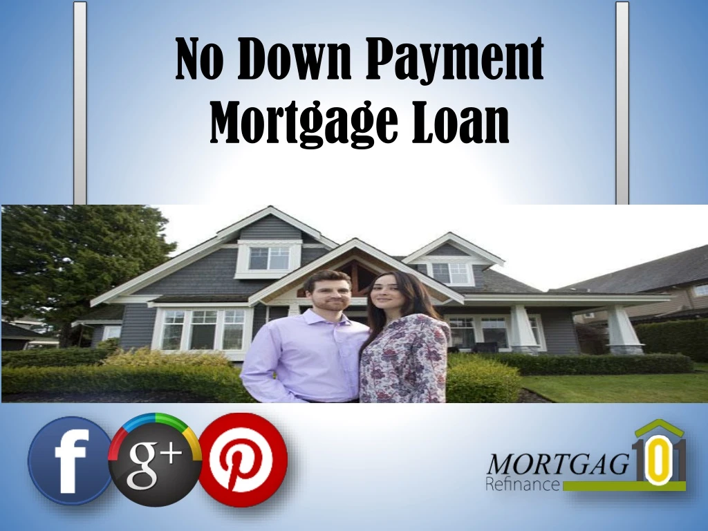 no down payment mortgage loan