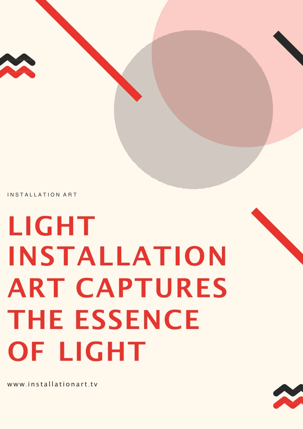 light installation art captures the essence of light
