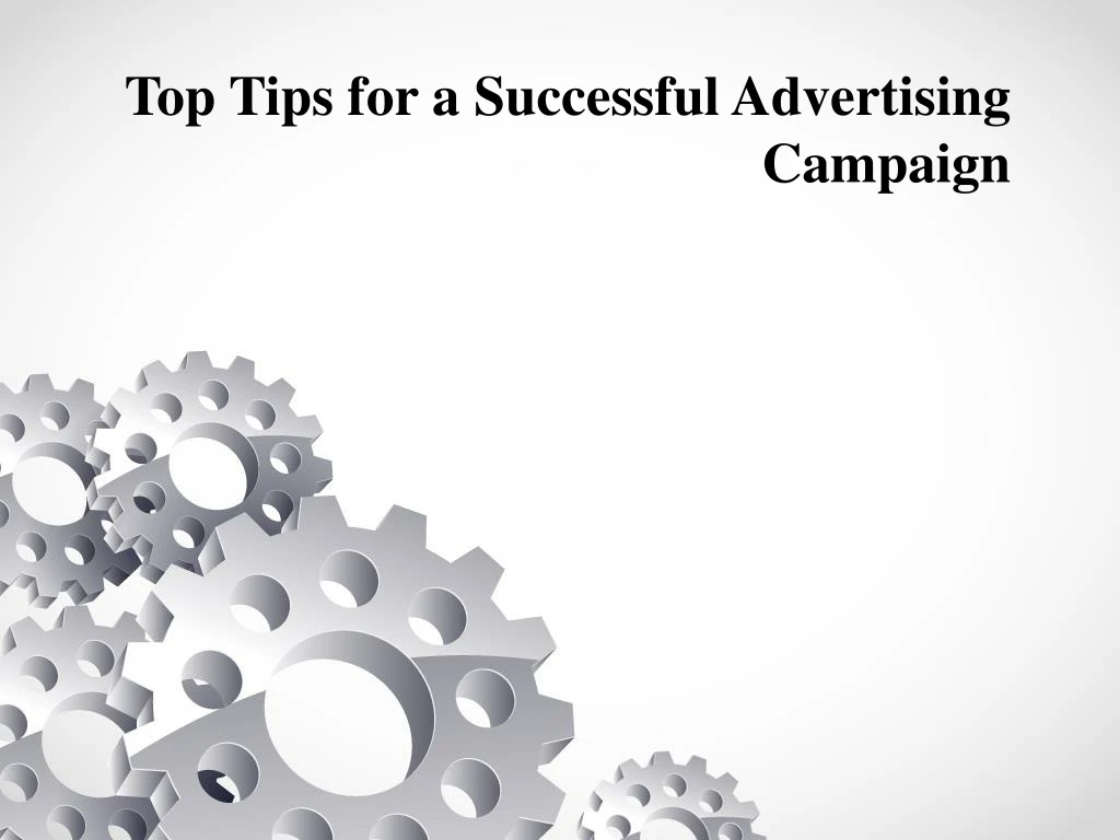 top tips for a successful advertising campaign