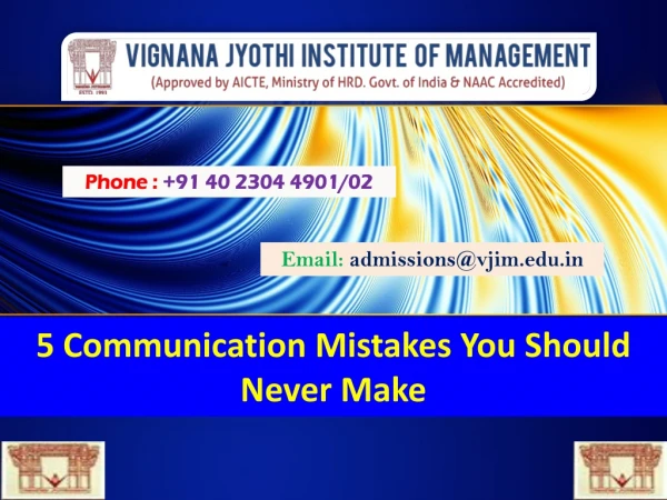 5 Communication Mistakes You Should Never Make