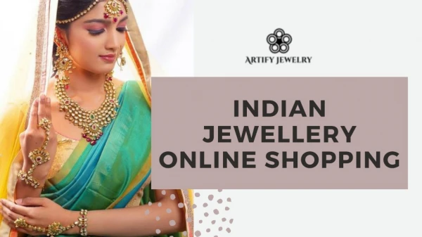 Indian Jewellery Online Shopping - Artify Jewels