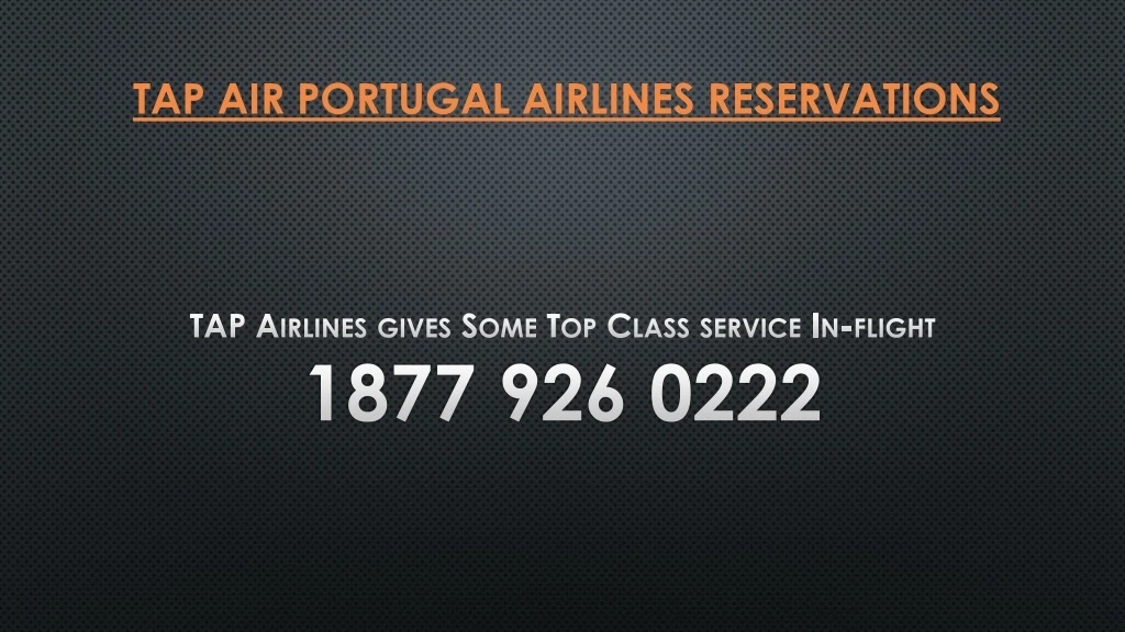 tap air portugal airlines reservations