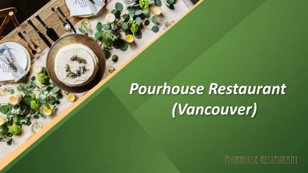 Vancouver Restaurants