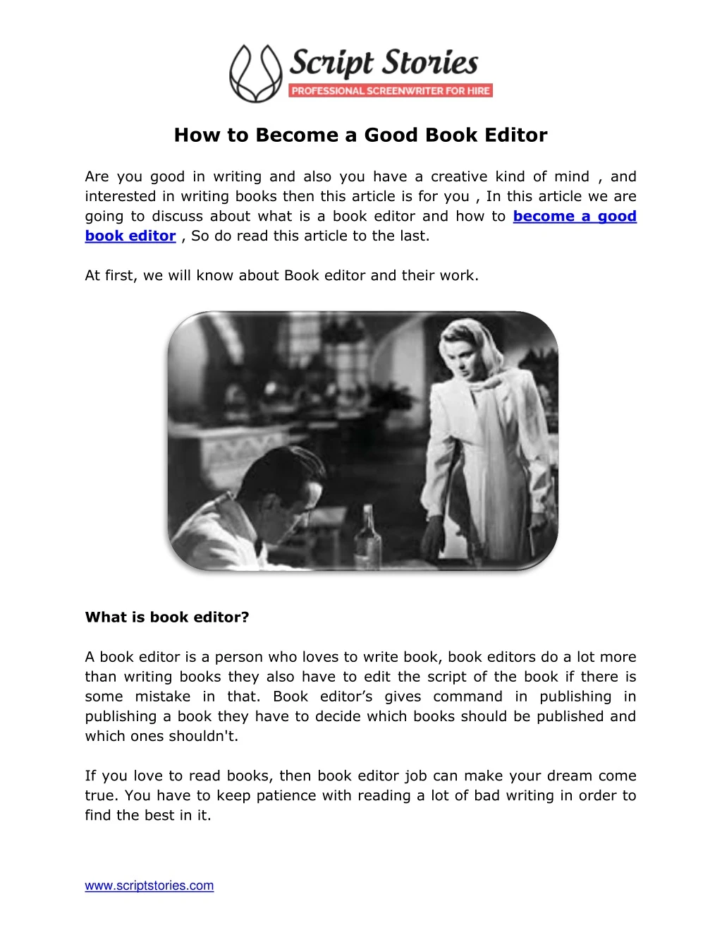 how to become a good book editor