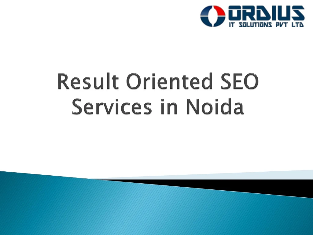 result oriented seo services in noida