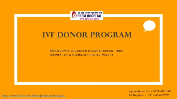 Donor Program In Meerut