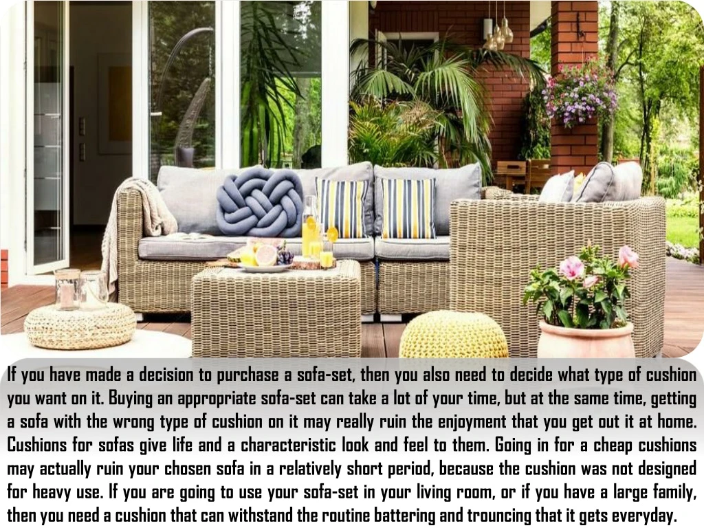 if you have made a decision to purchase a sofa