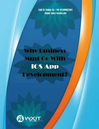 Why Business Must Go With iOS App Development? - slide 1