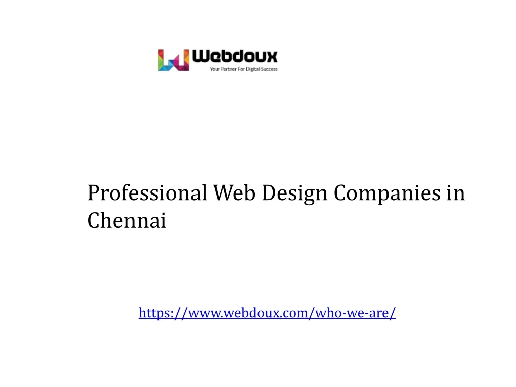 professional web design companies in chennai