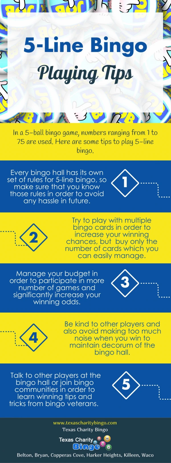 5-Line Bingo Playing Tips