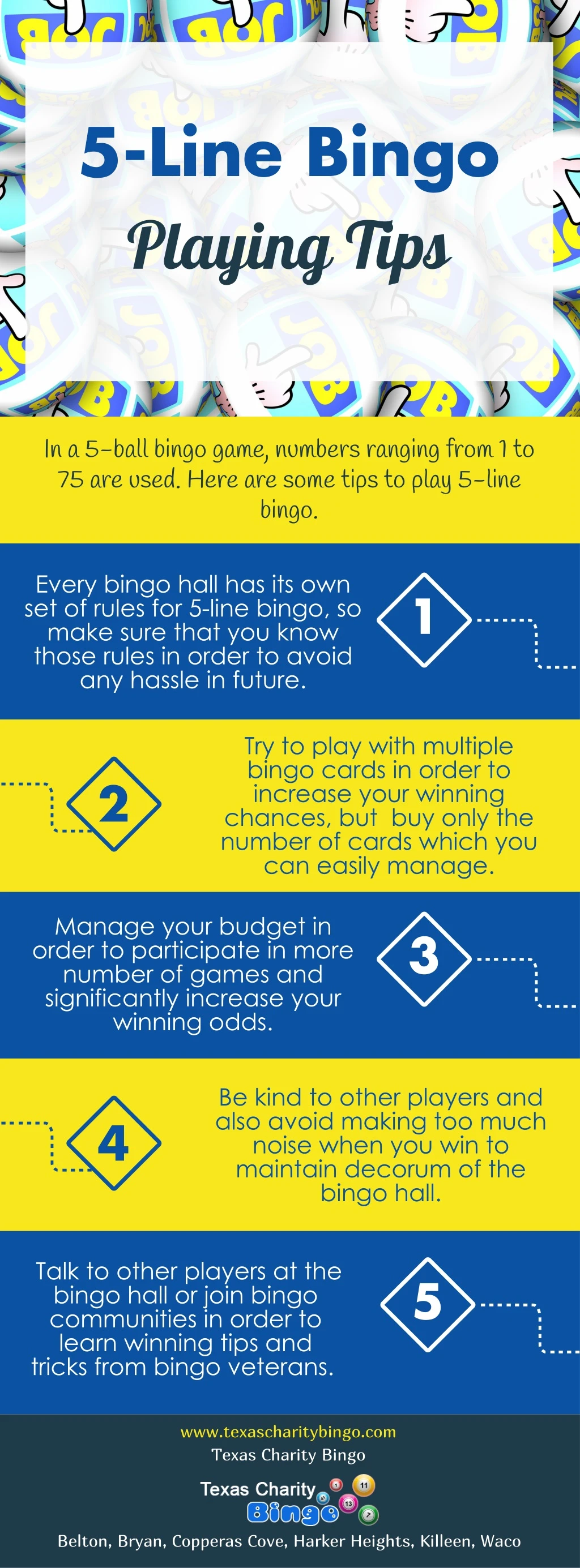 5 line bingo playing tips