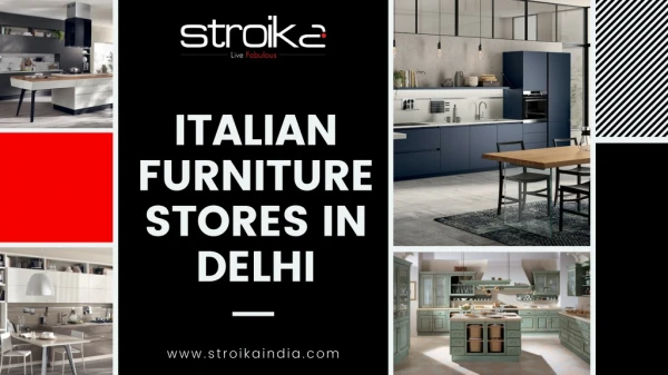 Italian furniture stores in Delhi