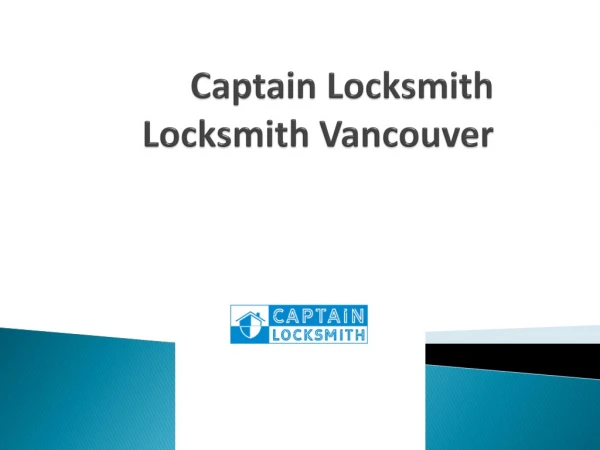 Captain Locksmith