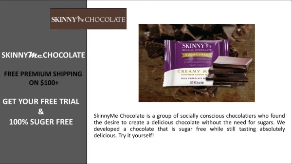 SkinnyMe Dark Chocolate Assorted Squares