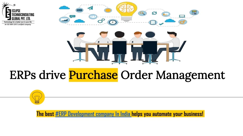 erps drive purchase order management