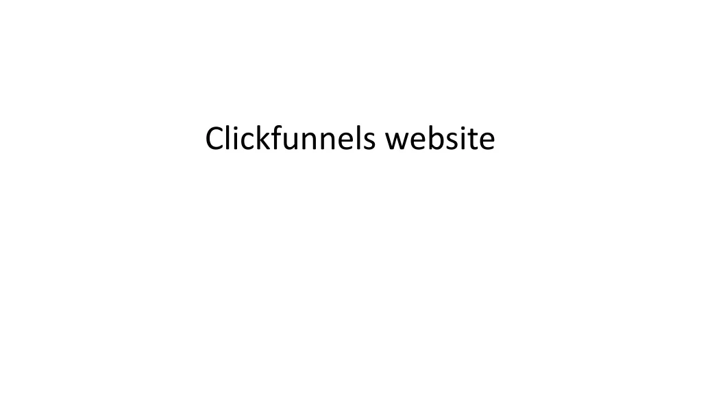 clickfunnels website