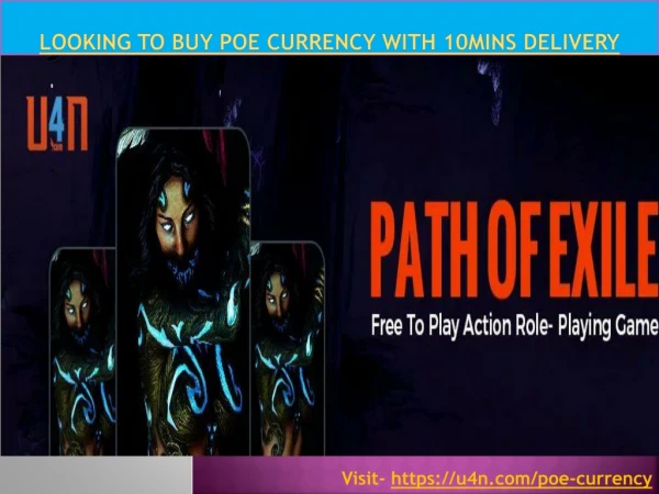 Looking to Buy Poe Currency With 10Mins Delivery