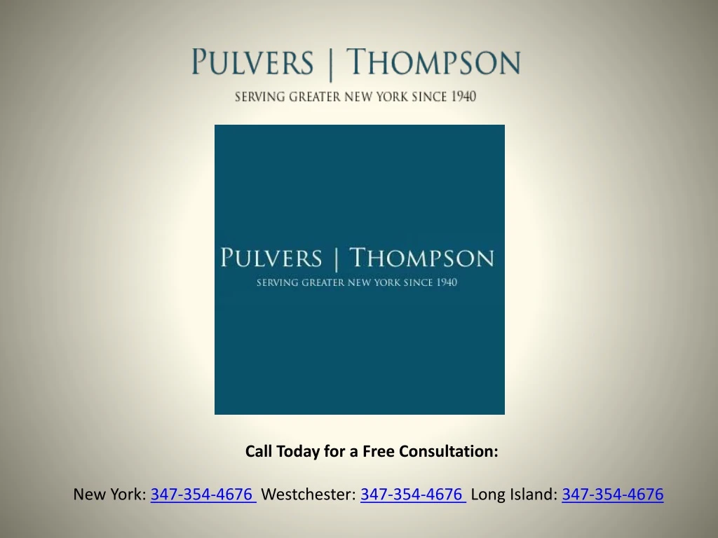call today for a free consultation new york