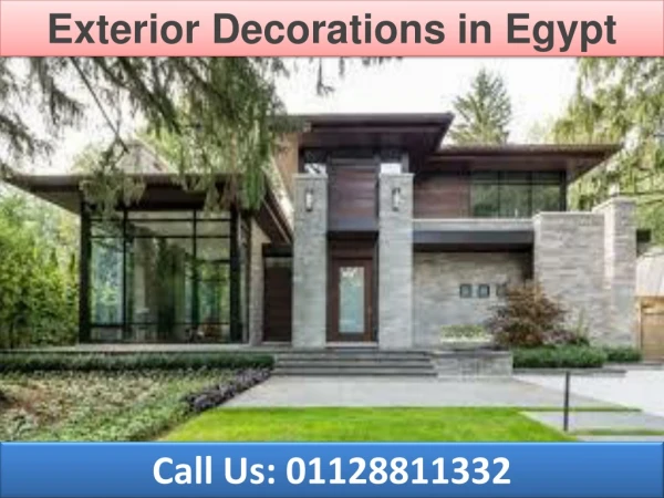 Exterior Decorations in Egypt