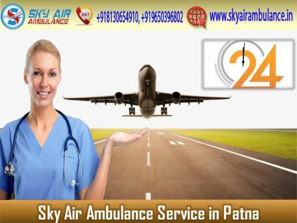 Select Any-time the Lowest Charge Air Ambulance in Patna