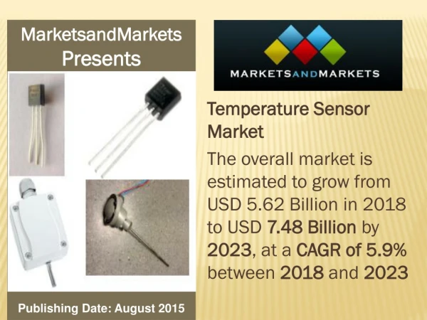Temperature Sensor Market estimated to be worth 7.48 Billion USD by 2023