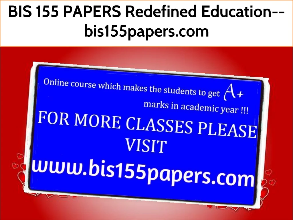 bis 155 papers redefined education bis155papers