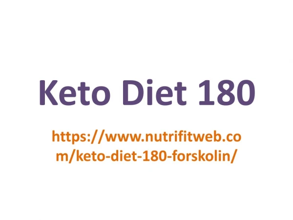 Keto Diet 180 :Promotes better brain Health.